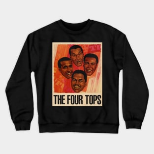 Classic Motown Vibes The Tops Band Resonating in Your Wardrobe Crewneck Sweatshirt